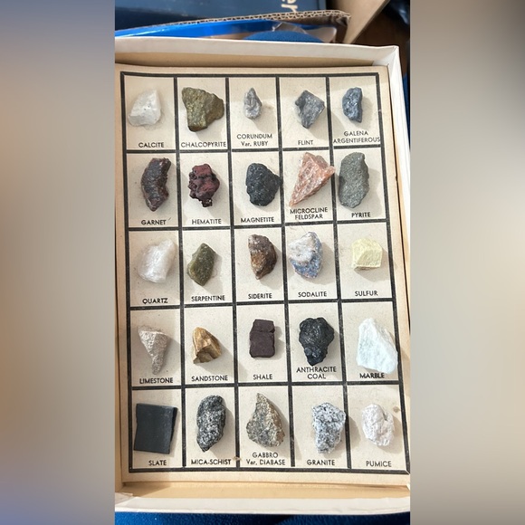 Other - 1960’s Rock and Mineral Collection Display